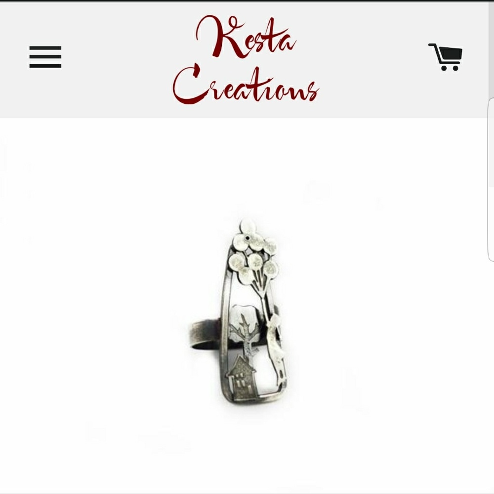 Kesta Creations 925 Silver Designer Ring